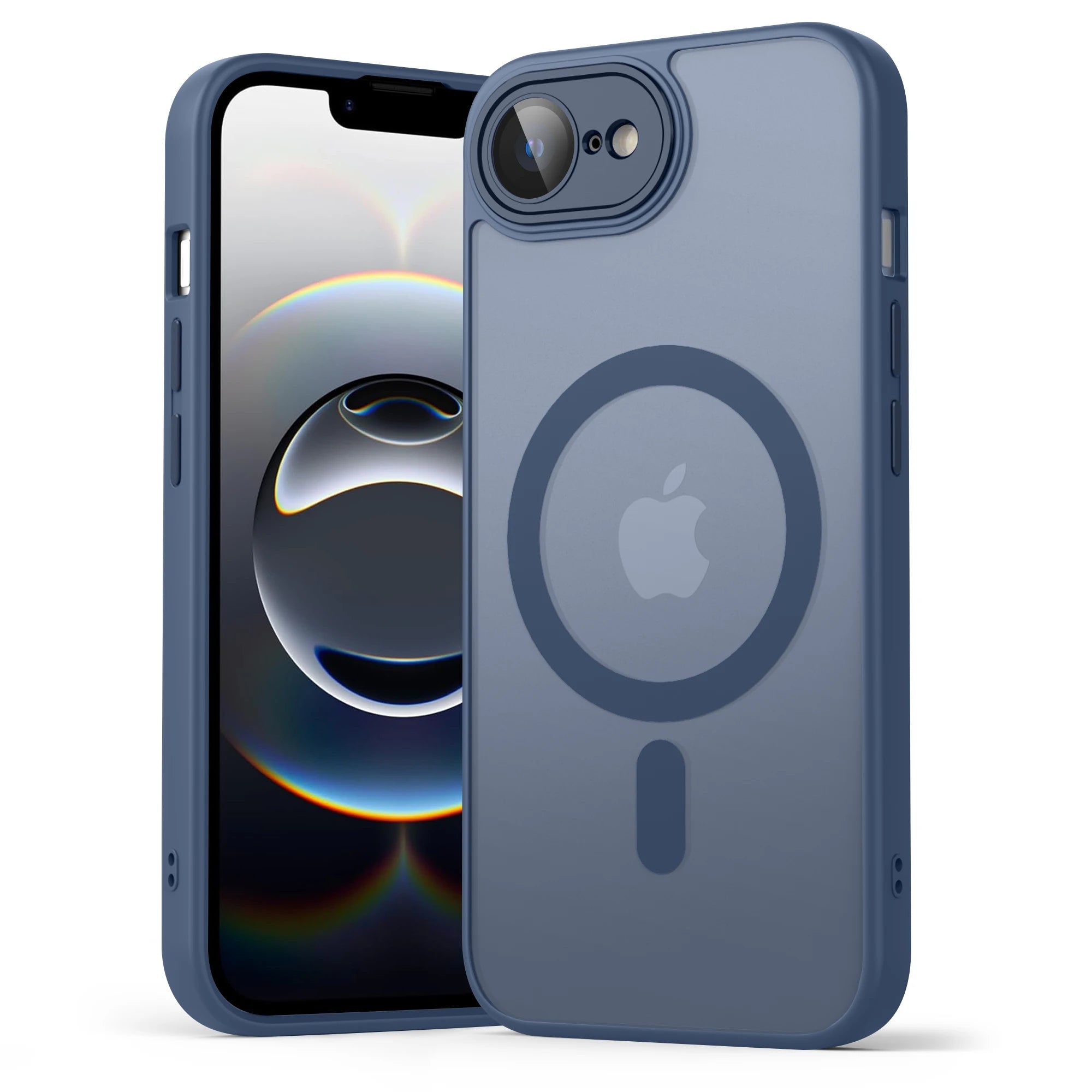 Luxury Matte Magnetic Translucent Case For iPhone 16e Shockproof Protective Cover For Magsafe iPhone 16e Wireless Charge Cover