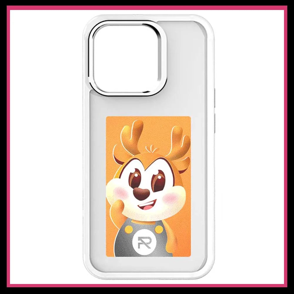 NFC Function DIY E-ink Screen Phone Case Suitable For IPhone 16 15 14 13 Pro Max Wireless Transmission 3.7-inch Photo Phone Case