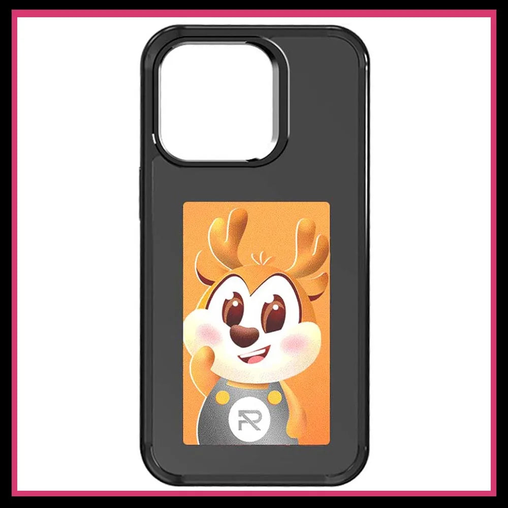 NFC Function DIY E-ink Screen Phone Case Suitable For IPhone 16 15 14 13 Pro Max Wireless Transmission 3.7-inch Photo Phone Case