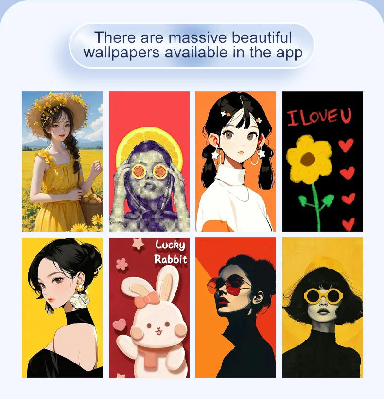 2.53 inches E-ink phone case photos HD Display Wireless transmission DIY screen for iphone 16/15/14/13 Round Support Magsafe