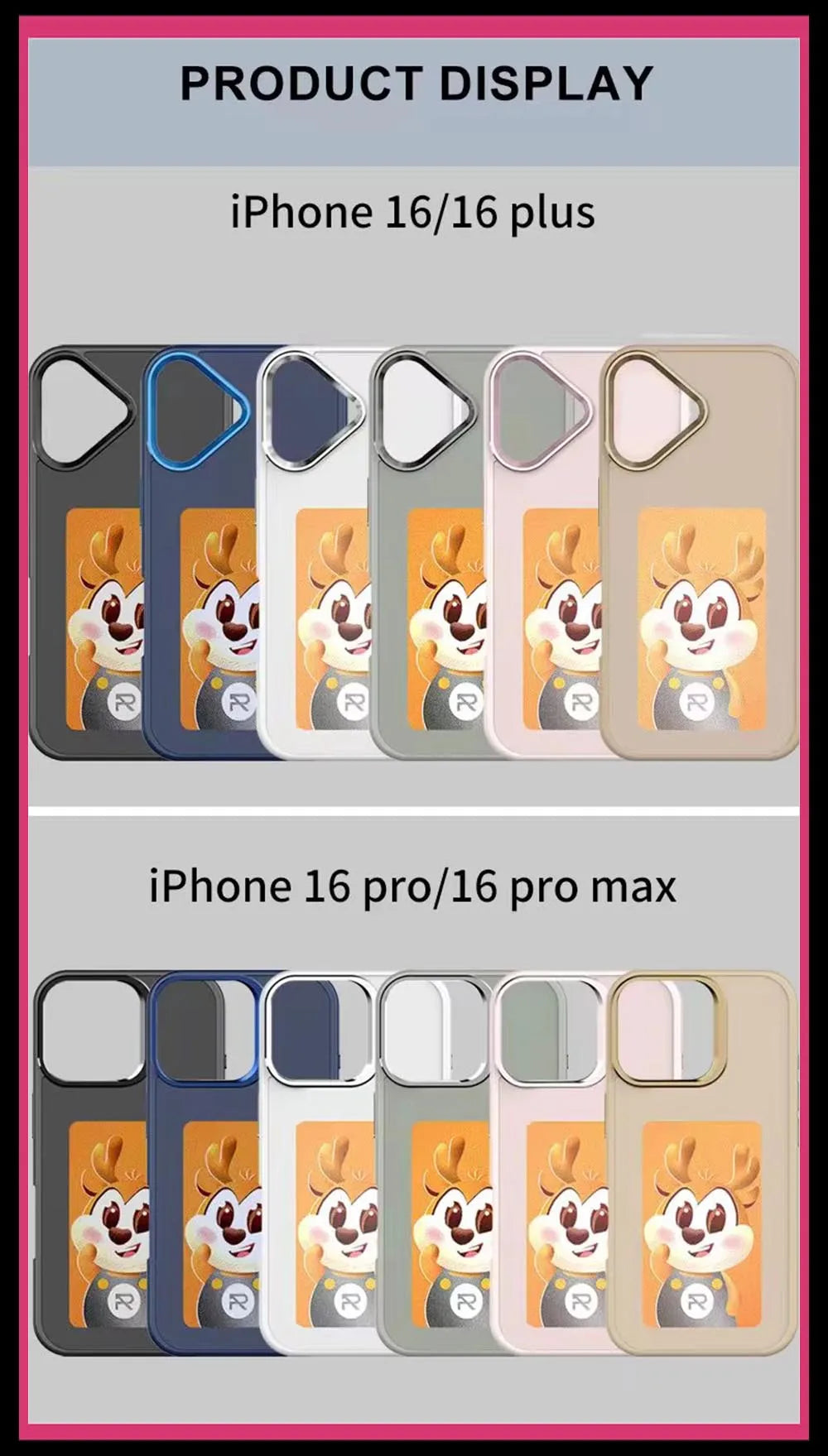 NFC Function DIY E-ink Screen Phone Case Suitable For IPhone 16 15 14 13 Pro Max Wireless Transmission 3.7-inch Photo Phone Case